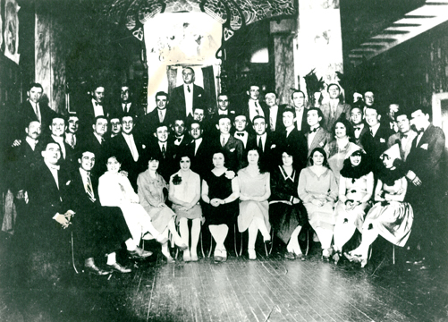 I padri fondatori della Sociedad Friulana di Buenos Aires, in una foto del 1927